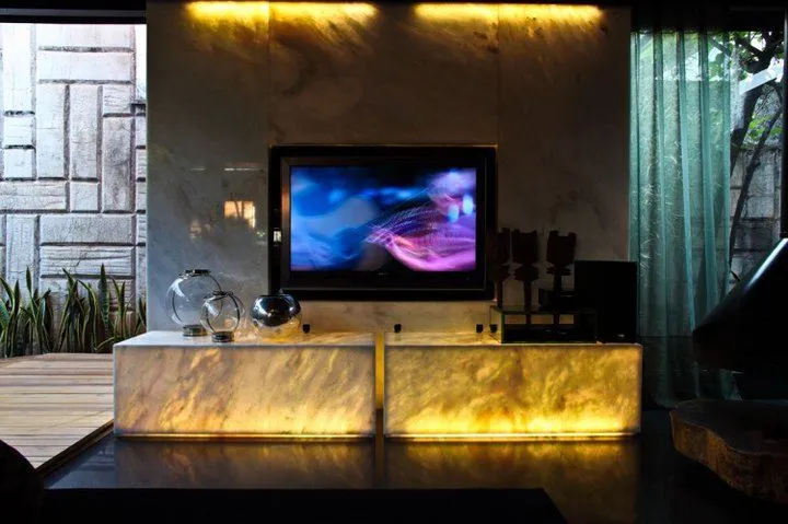 Backlit Onyx TV Unit